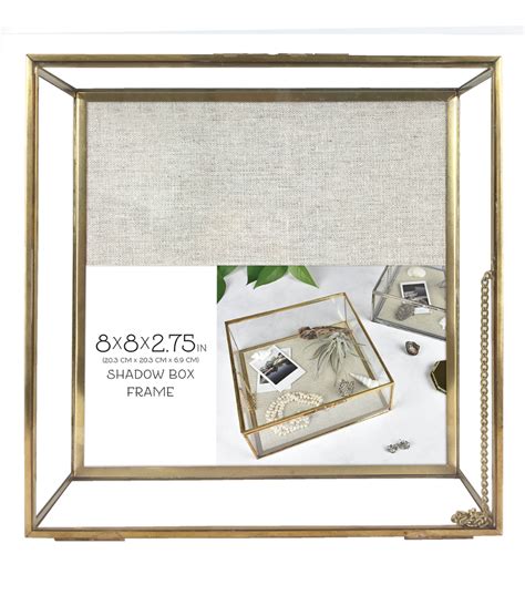 metal & glass shadow box frame with linen lining|www.7kmetals.com.